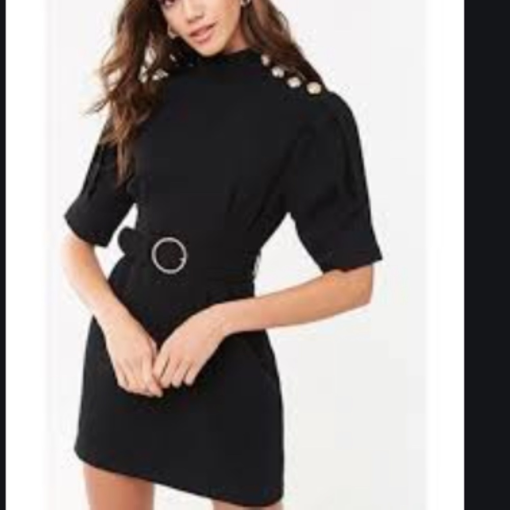 Belted Mini Dress